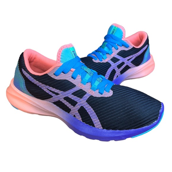 Asics Versablast Black Sun Coral Women's Athletic Running Shoes Size US 9 EUC - Picture 4 of 13